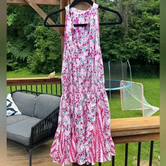 Poupette St. Barth Lisa Mini Dress size M/L - Picture 4 of 5